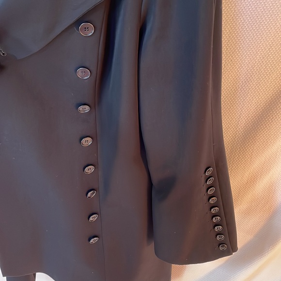 Vintage 90s Norma Kamali 18008 Kamali Wool Coat Dress - Picture 14 of 15